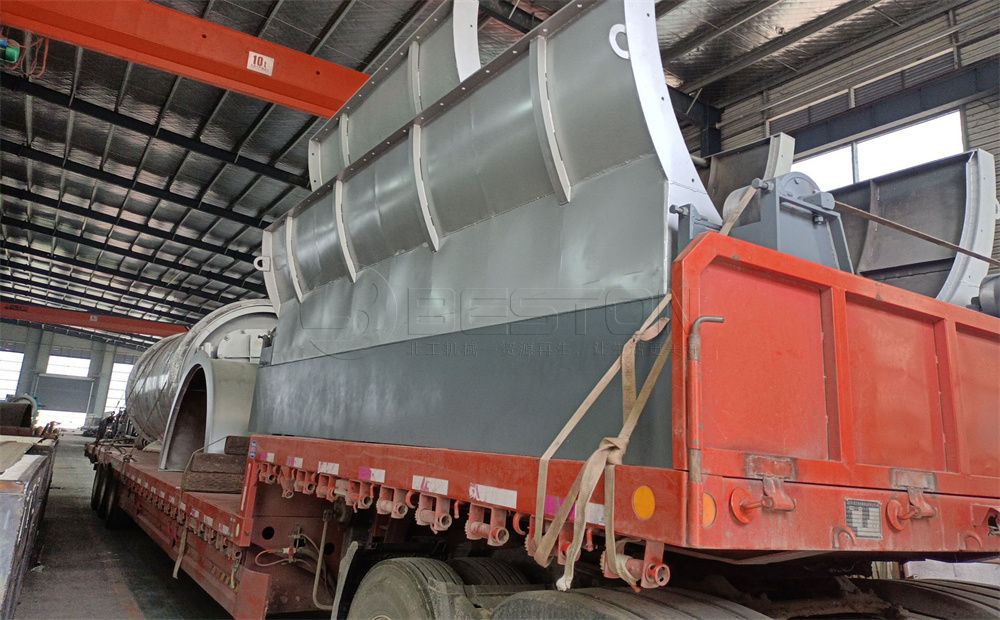 塞浦路斯BLJ-6廢塑料煉油設(shè)備發(fā)貨