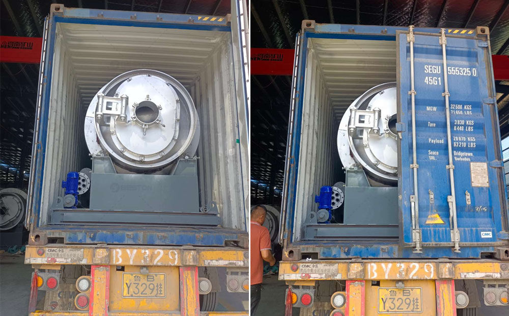 日本BLJ-3廢輪胎煉油設(shè)備發(fā)貨