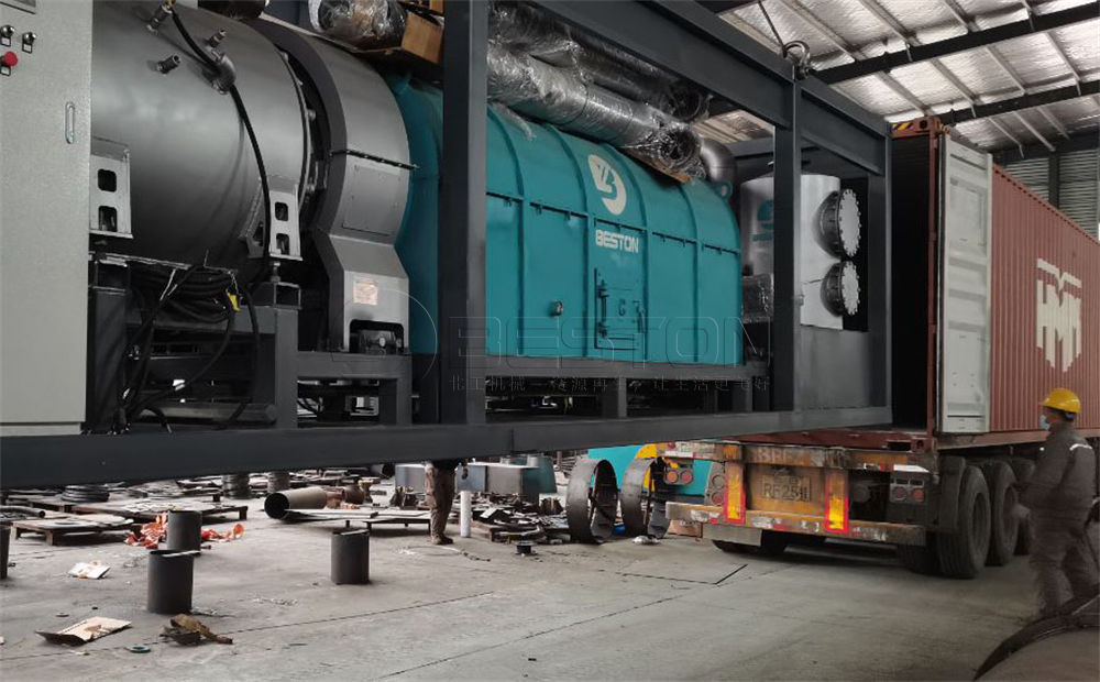 芬蘭BST-10木屑炭化設(shè)備發(fā)貨