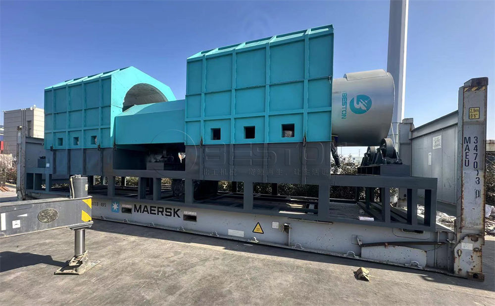 哥倫比亞稻殼炭化設備發(fā)貨