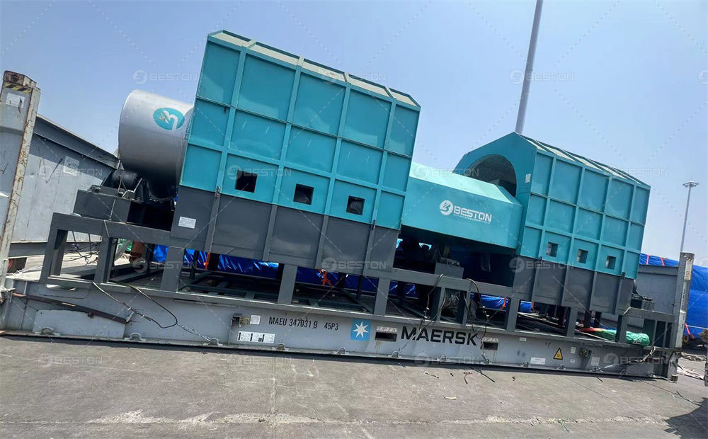 BST-50西班牙橄欖木炭化設(shè)備發(fā)貨