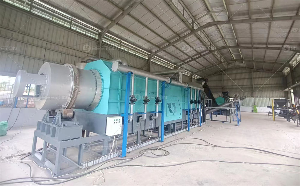 印尼BST-10椰殼碳化設(shè)備安裝