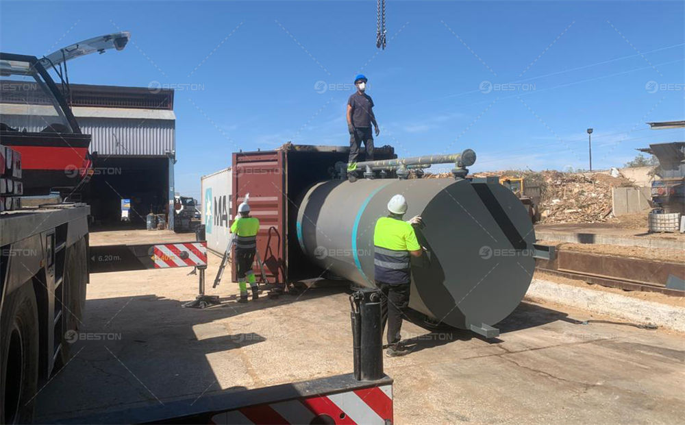 BST-50西班牙橄欖木炭化設(shè)備安裝